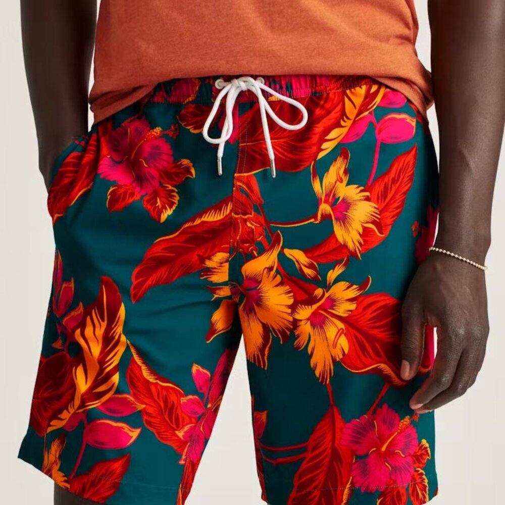 Bonobos Riviera Recycled Swim Trunks Shorts Walmea Floral XXL New